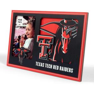 YouTheFan NCAA 3D Logo Picture Frame(Texas Tech Red Raiders)