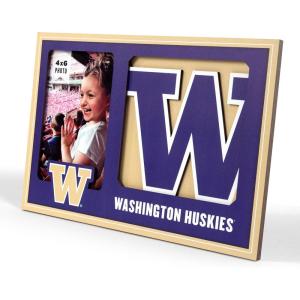YouTheFan NCAA 3D Logo Picture Frame(Washington Huskies)