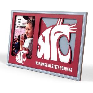 YouTheFan NCAA 3D Logo Picture Frame(Washington State Cougars)