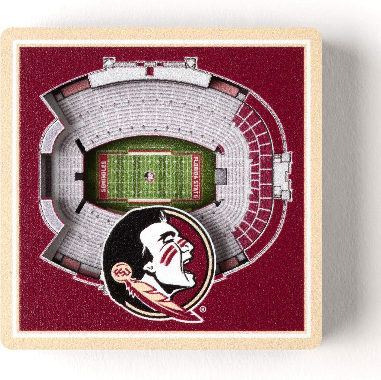 image:imageYouTheFan NCAA 3D StadiumView MagnetFlorida State Seminoles