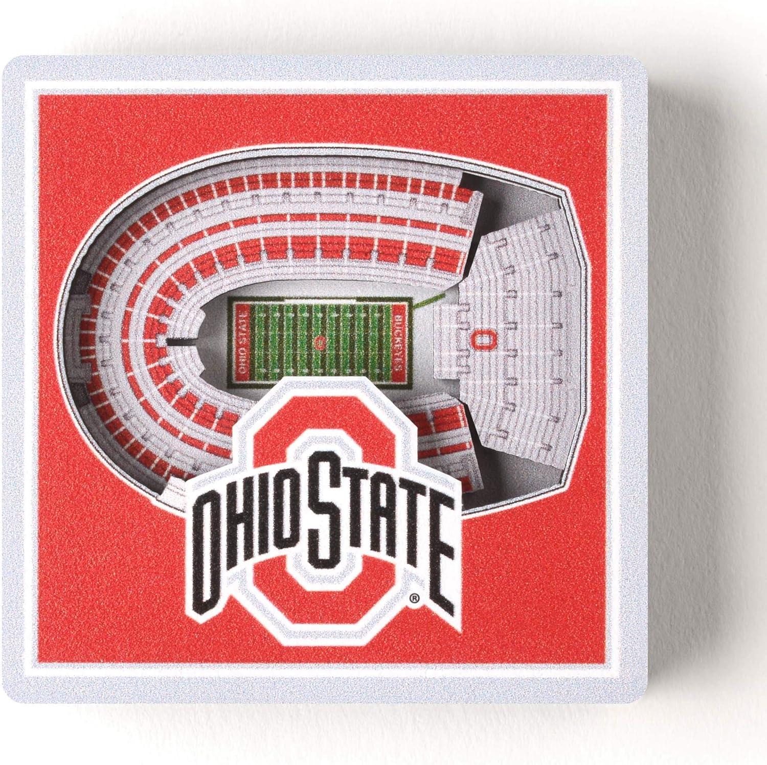 image:imageYouTheFan NCAA 3D StadiumView MagnetOhio State Buckeyes