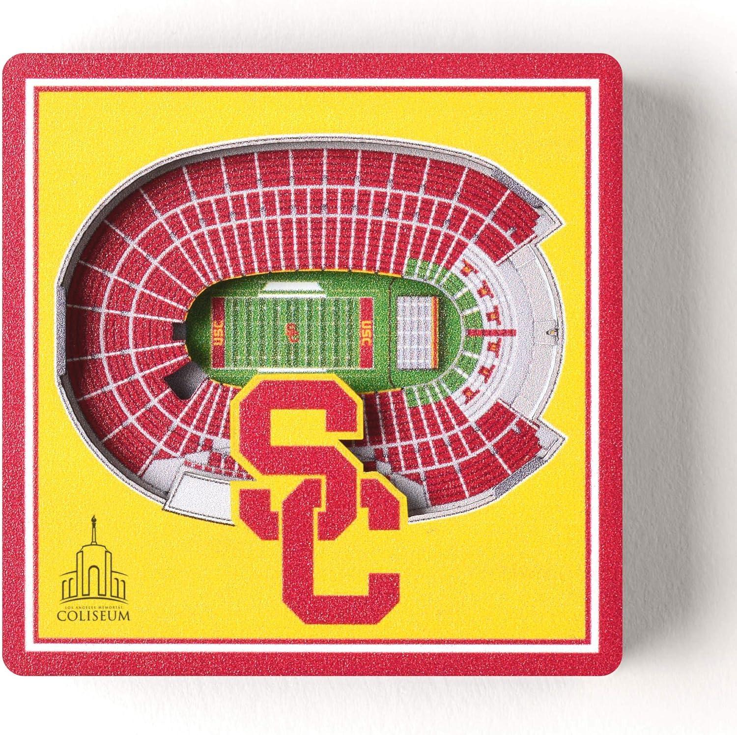 image:imageYouTheFan NCAA 3D StadiumView MagnetUSC Trojans