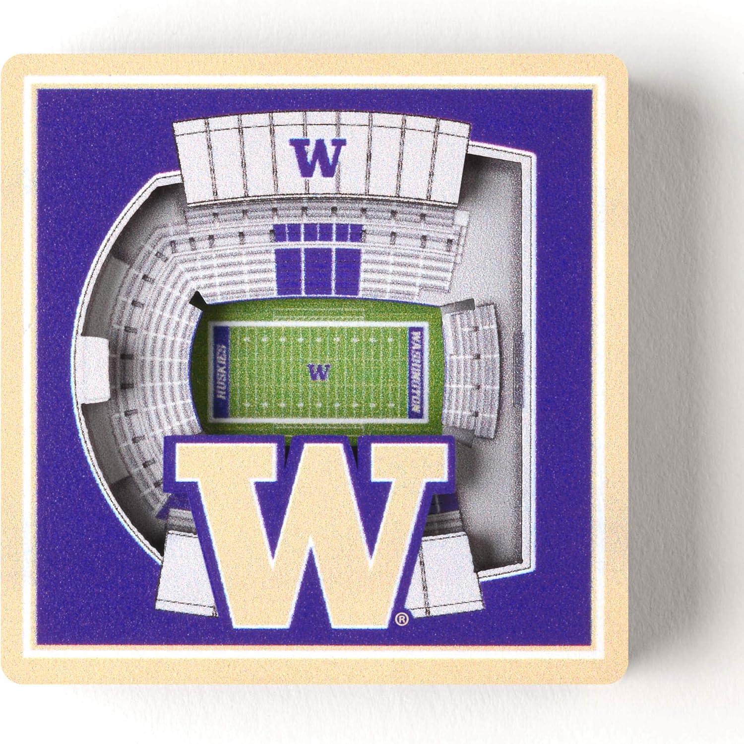 image:imageYouTheFan NCAA 3D StadiumView MagnetWashington Huskies