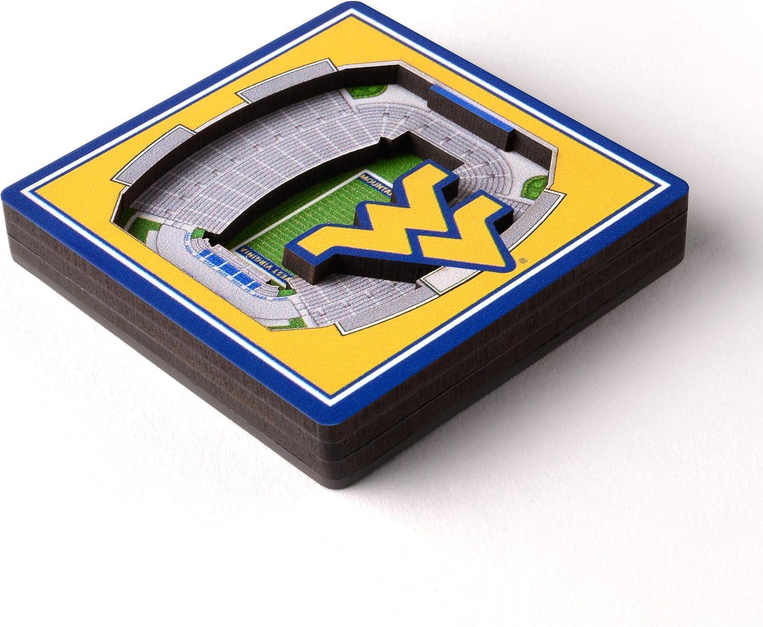 image:imageYouTheFan NCAA 3D StadiumView MagnetWest Virginia Mountaineers