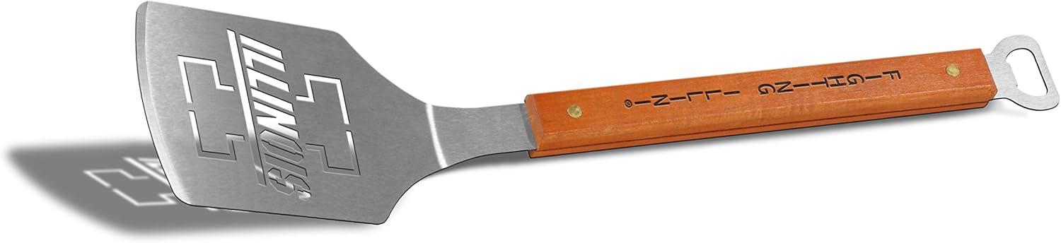 image:imageYouTheFan NCAA Classic Series Sportula Stainless Steel Grilling SpatulaIllinois Fighting Illini