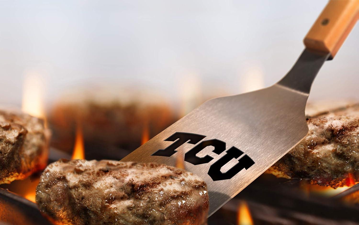 image:imageYouTheFan NCAA Classic Series Sportula Stainless Steel Grilling SpatulaTCU Horned Frogs