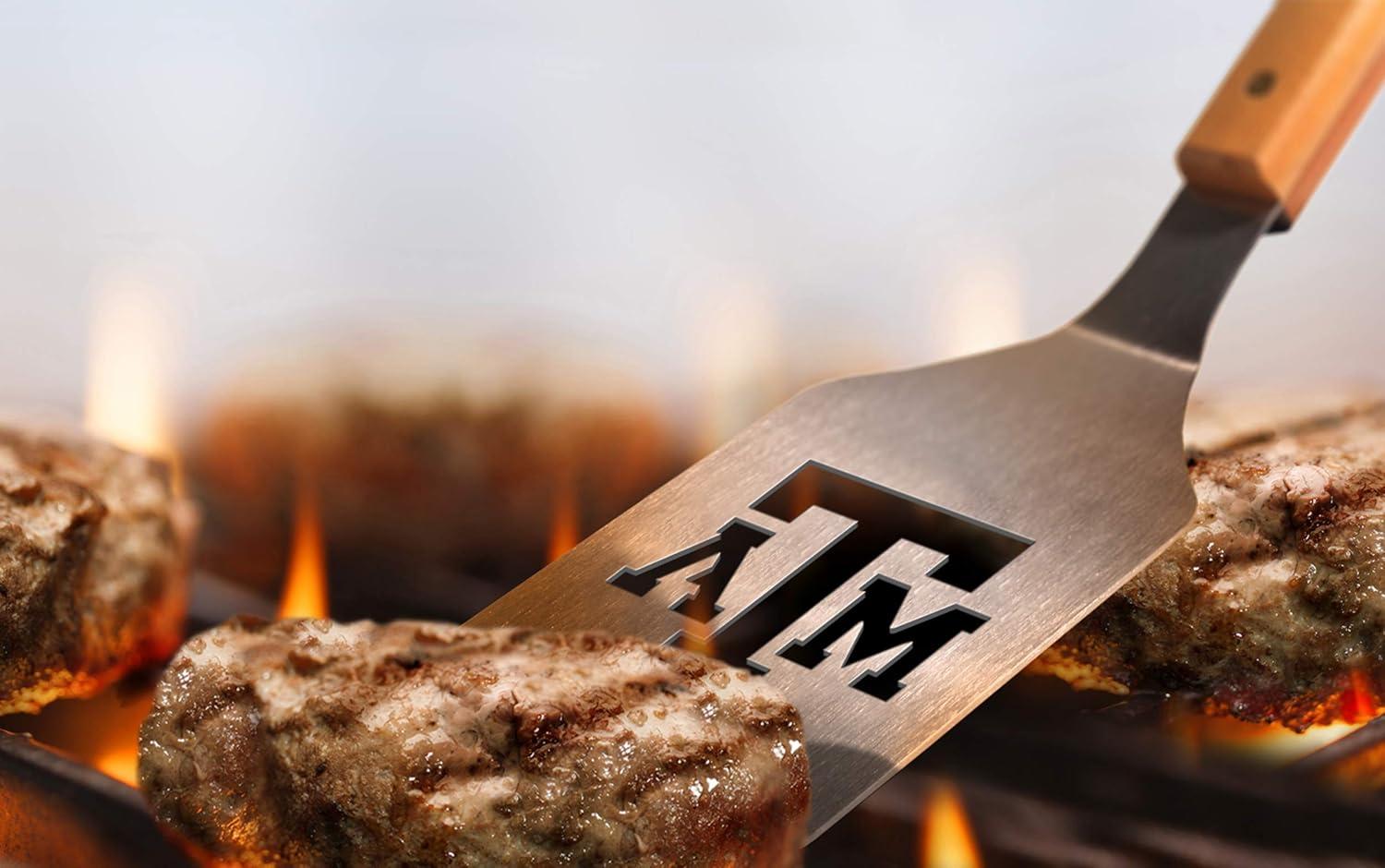 image:imageYouTheFan NCAA Classic Series Sportula Stainless Steel Grilling SpatulaTexas AM Aggies