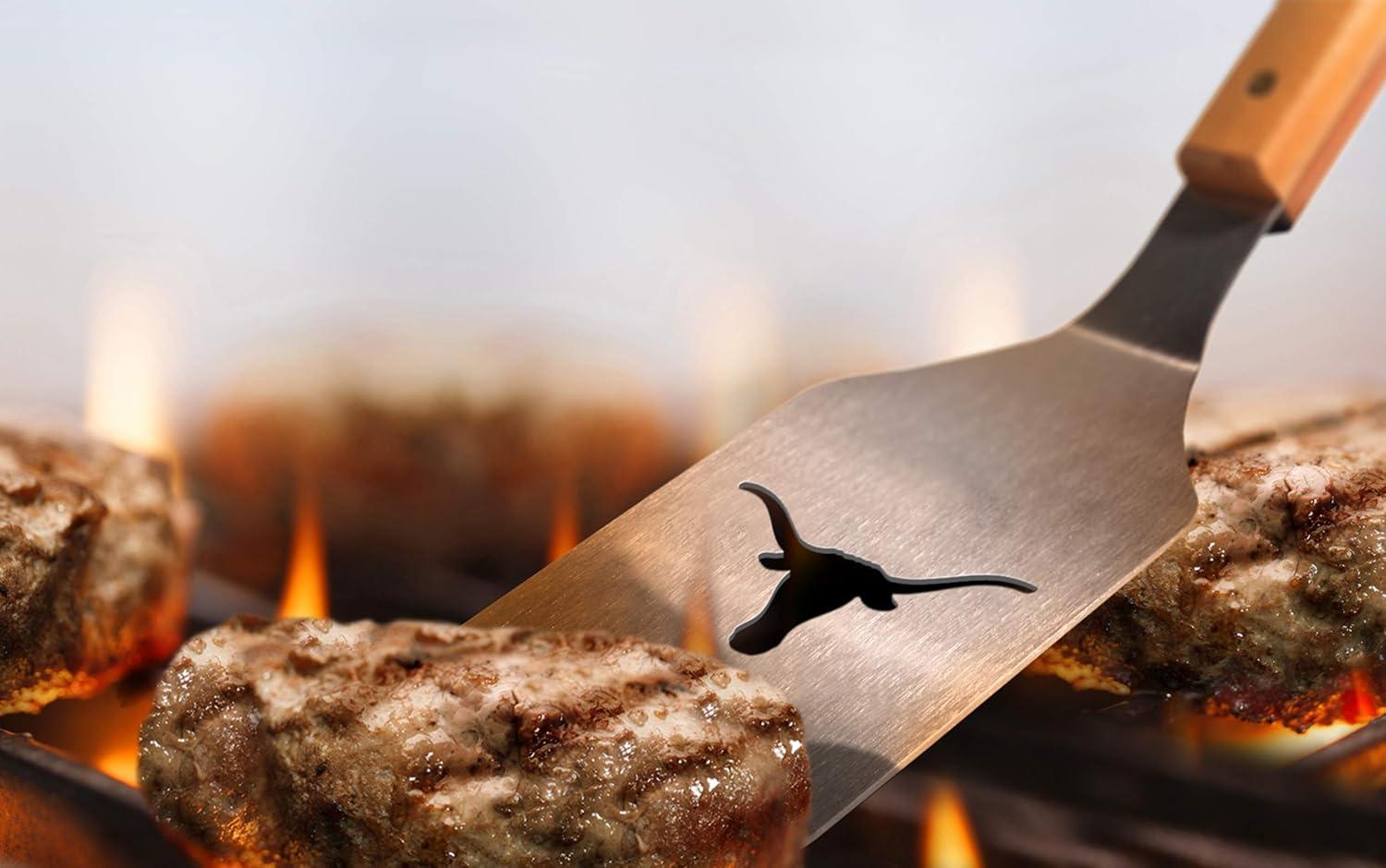 image:imageYouTheFan NCAA Classic Series Sportula Stainless Steel Grilling SpatulaTexas Longhorns