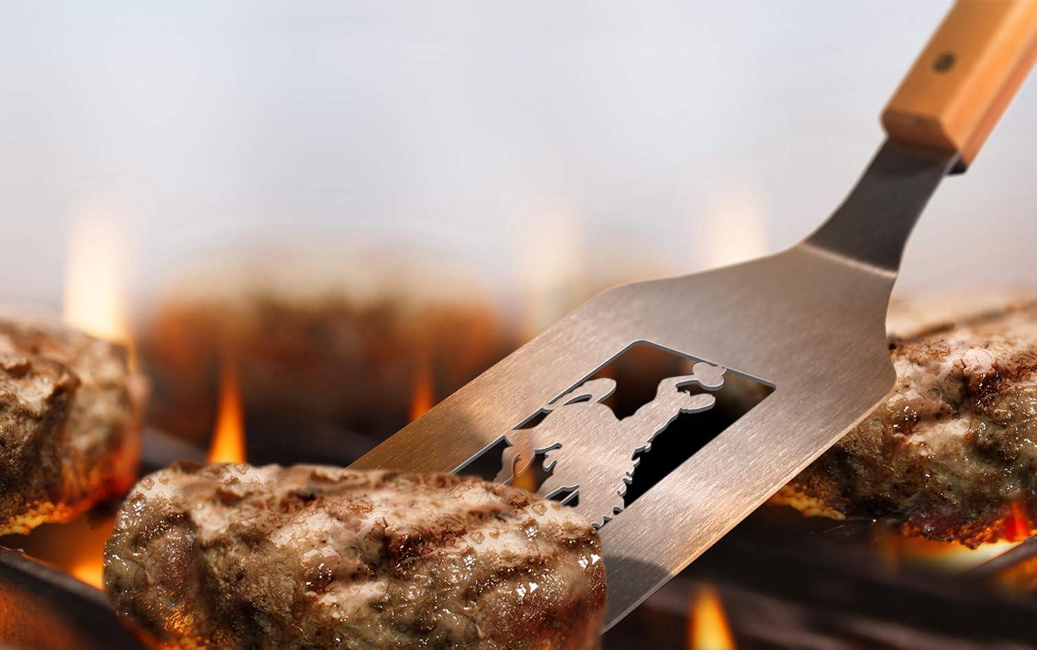 image:imageYouTheFan NCAA Classic Series Sportula Stainless Steel Grilling SpatulaWyoming Cowboys