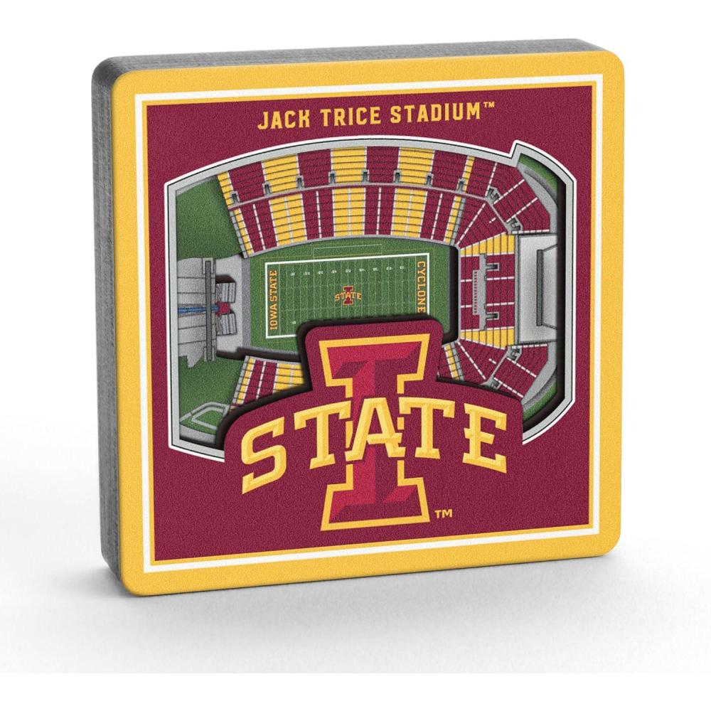image:imageYouTheFan NCAA 3D StadiumView MagnetIowa State Cyclones