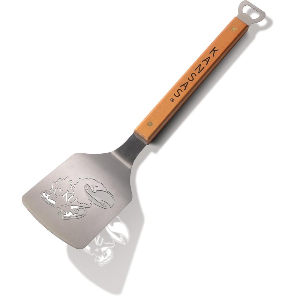 image:imageYouTheFan NCAA Classic Series Sportula Stainless Steel Grilling SpatulaKansas Jayhawks