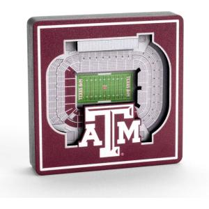 YouTheFan NCAA 3D StadiumView Magnet(Texas A&M Aggies)