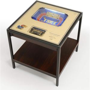 YouTheFan NCAA 25-Layer StadiumView Lighted End Table(Kansas Jayhawks)