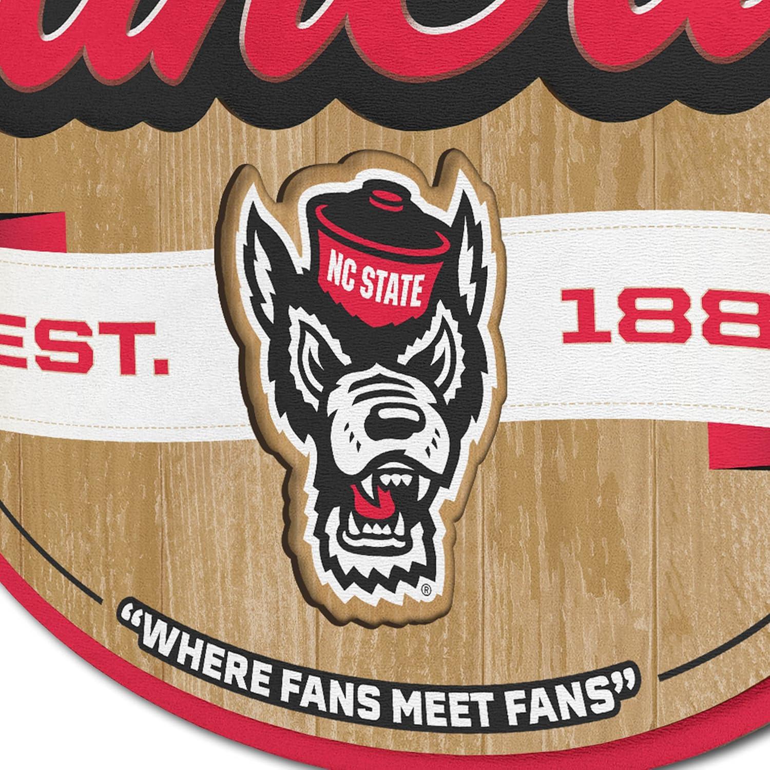 image:imageYouTheFan NCAA Fan Cave SignNC State Wolfpack
