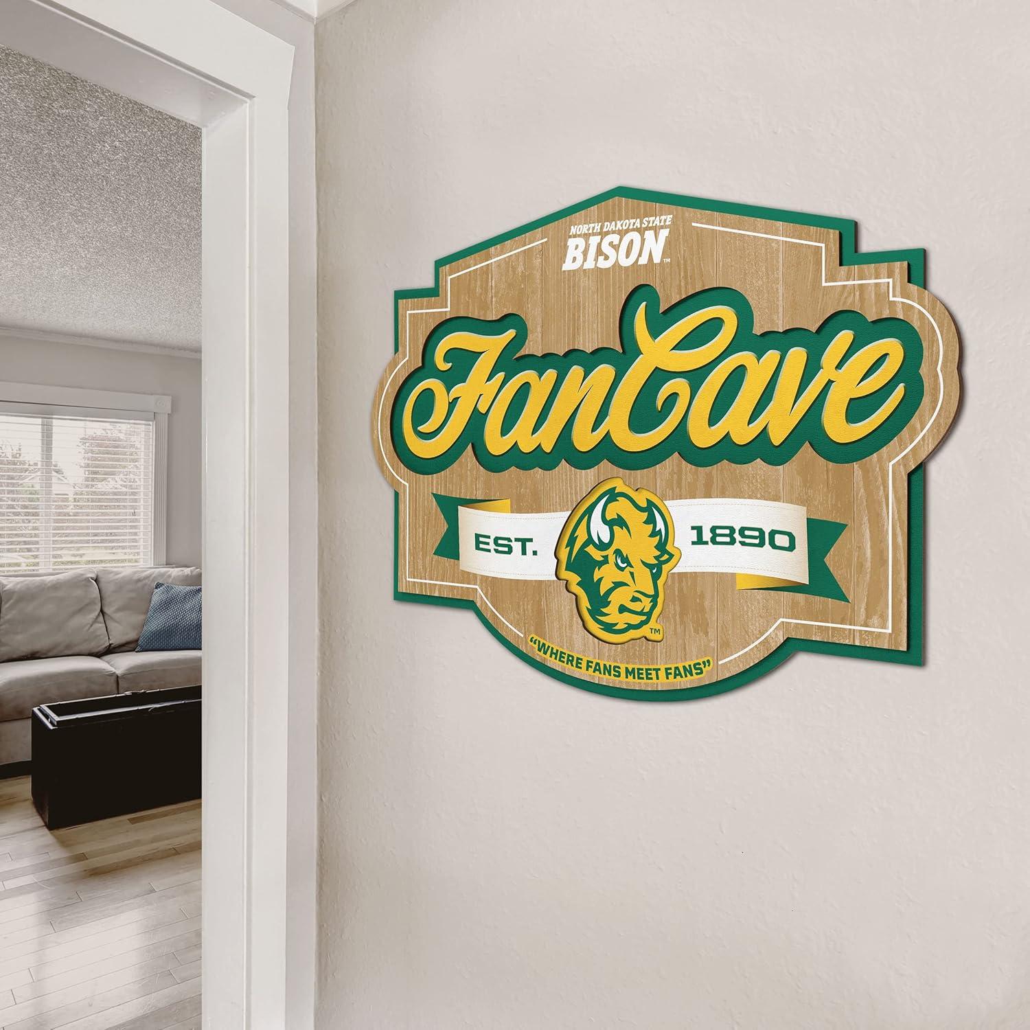image:imageYouTheFan NCAA Fan Cave SignNorth Dakota State Bison