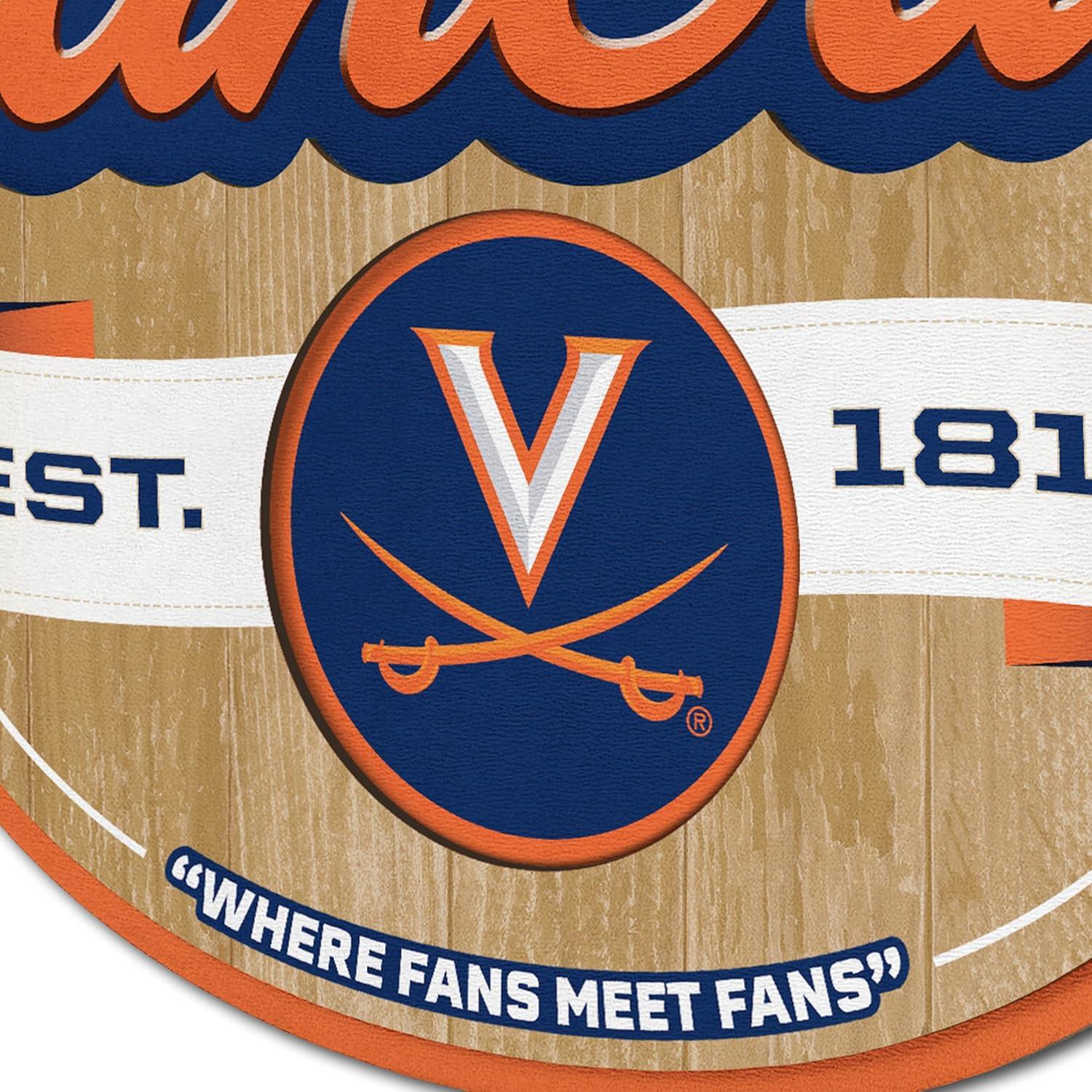 image:imageYouTheFan NCAA Fan Cave SignVirginia Cavaliers