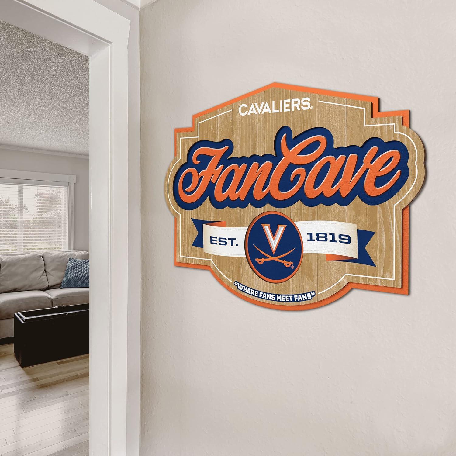 image:imageYouTheFan NCAA Fan Cave SignVirginia Cavaliers