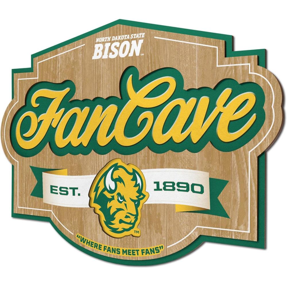 image:imageYouTheFan NCAA Fan Cave SignNorth Dakota State Bison