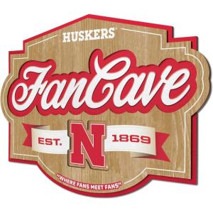 YouTheFan NCAA Fan Cave Sign(Nebraska Cornhuskers)