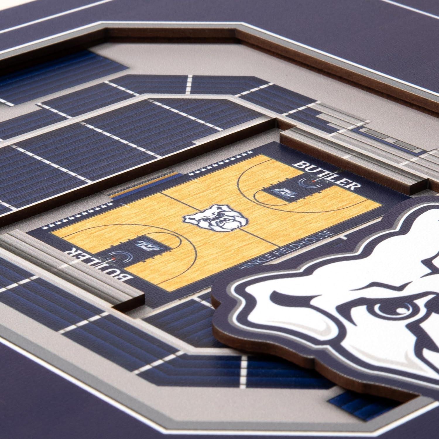 image:imageYouTheFan Officiallylicensed NCAA Stadium Series 3D Wall Art multilayer team stadium replica detailed sports fan gift indoor decorButler Bulldogs