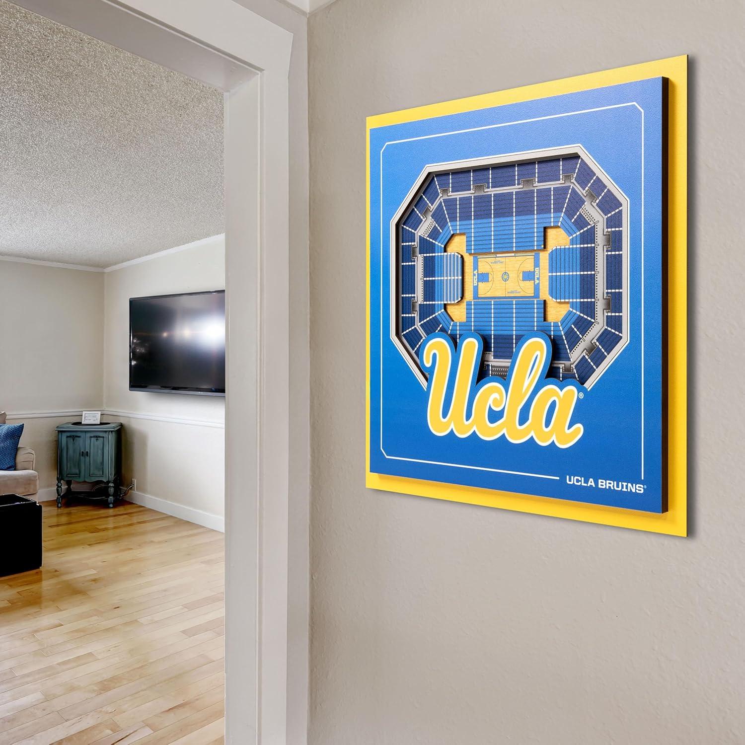 image:imageYouTheFan Officiallylicensed NCAA Stadium Series 3D Wall Art multilayer team stadium replica detailed sports fan gift indoor decorUCLA Bruins