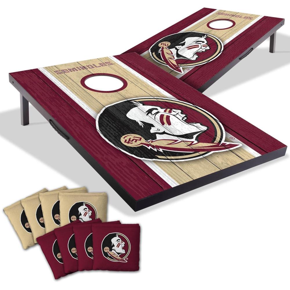 image:imageYouTheFan NCAA 2 x 3 Portable Cornhole Game with Logo BagsFlorida State Seminoles
