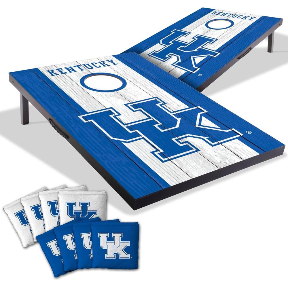 image:imageYouTheFan NCAA 2 x 3 Portable Cornhole Game with Logo BagsKentucky Wildcats