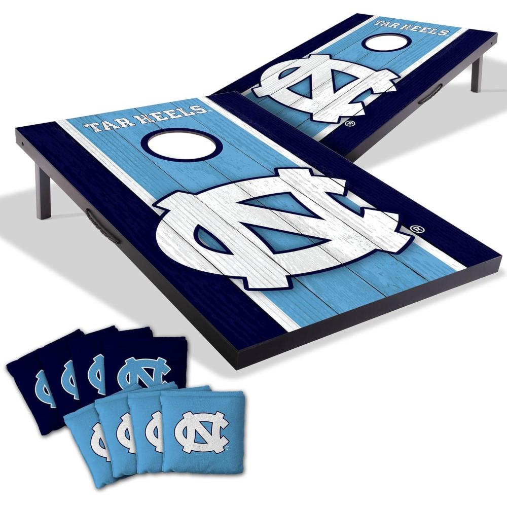 image:imageYouTheFan NCAA 2 x 3 Portable Cornhole Game with Logo BagsNorth Carolina Tar Heels