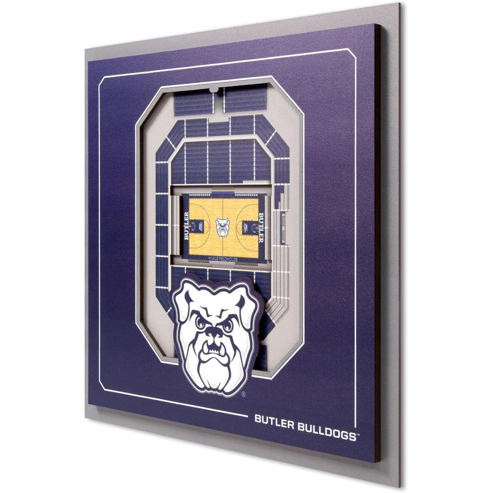 image:imageYouTheFan Officiallylicensed NCAA Stadium Series 3D Wall Art multilayer team stadium replica detailed sports fan gift indoor decorButler Bulldogs