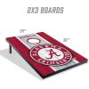 YouTheFan NCAA 2′ x 3′ Portable Cornhole Game with Logo Bags(Alabama Crimson Tide)