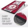 YouTheFan NCAA 2′ x 3′ Portable Cornhole Game with Logo Bags(Alabama Crimson Tide)
