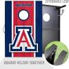 YouTheFan NCAA 2′ x 3′ Portable Cornhole Game with Logo Bags(Arizona Wildcats)
