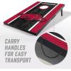 YouTheFan NCAA 2′ x 3′ Portable Cornhole Game with Logo Bags(Arkansas Razorbacks)