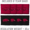 YouTheFan NCAA 2′ x 3′ Portable Cornhole Game with Logo Bags(Arkansas Razorbacks)