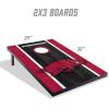 YouTheFan NCAA 2′ x 3′ Portable Cornhole Game with Logo Bags(Arkansas Razorbacks)