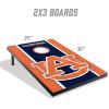 YouTheFan NCAA 2′ x 3′ Portable Cornhole Game with Logo Bags(Auburn Tigers)