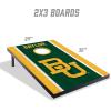 YouTheFan NCAA 2′ x 3′ Portable Cornhole Game with Logo Bags(Baylor Bears)