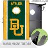 YouTheFan NCAA 2′ x 3′ Portable Cornhole Game with Logo Bags(Baylor Bears)