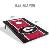 YouTheFan NCAA 2′ x 3′ Portable Cornhole Game with Logo Bags(Georgia Bulldogs)