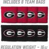 YouTheFan NCAA 2′ x 3′ Portable Cornhole Game with Logo Bags(Georgia Bulldogs)