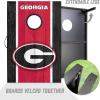 YouTheFan NCAA 2′ x 3′ Portable Cornhole Game with Logo Bags(Georgia Bulldogs)
