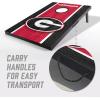 YouTheFan NCAA 2′ x 3′ Portable Cornhole Game with Logo Bags(Georgia Bulldogs)