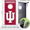 YouTheFan NCAA 2′ x 3′ Portable Cornhole Game with Logo Bags(Indiana Hoosiers)