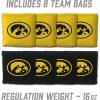 YouTheFan NCAA 2′ x 3′ Portable Cornhole Game with Logo Bags(Iowa Hawkeyes)