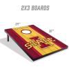 YouTheFan NCAA 2′ x 3′ Portable Cornhole Game with Logo Bags(Iowa State Cyclones)