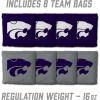 YouTheFan NCAA 2′ x 3′ Portable Cornhole Game with Logo Bags(Kansas State Wildcats)