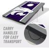YouTheFan NCAA 2′ x 3′ Portable Cornhole Game with Logo Bags(Kansas State Wildcats)