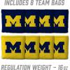 YouTheFan NCAA 2′ x 3′ Portable Cornhole Game with Logo Bags(Michigan Wolverines)