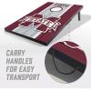 YouTheFan NCAA 2′ x 3′ Portable Cornhole Game with Logo Bags(Mississippi State Bulldogs)