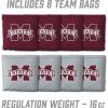 YouTheFan NCAA 2′ x 3′ Portable Cornhole Game with Logo Bags(Mississippi State Bulldogs)